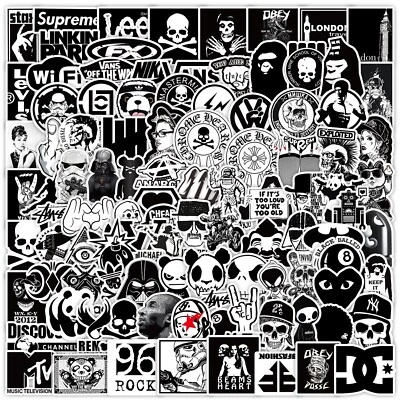 100X Cool Vinyl Graffiti Sticker Bomb Skate Laptop PVC Stickers Car Decal Gifts - Image 1 of 4