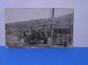 Titusville Vintage Original Postkarte - frühe Bohrinsel in der Nähe von Drake Well - Bild 1 von 4