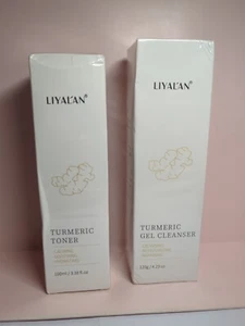 Set Turmeric Facial Toner Face Mist & Gel Cleanser Calming ,Soothing ,Hydrating - Picture 1 of 3