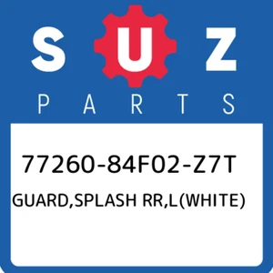 77260-84F02-Z7T Suzuki Guard,splash rr,l(white) 7726084F02Z7T, New Genuine OEM P - Picture 1 of 1