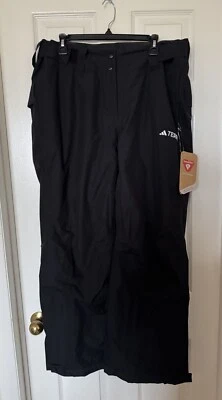 adidas Women $230 XL Terrex Xperior 2L Insulated Ski Snow Pants Black IB1179 NEW - Image 1 of 4