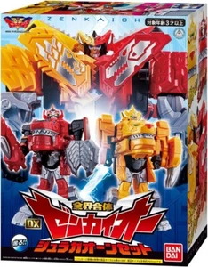 Kikai Sentai Zenkaiger Zentai Gattai DX ZenkaiOh JuraGaon Set Megazord BANDAI - Imagen 1 de 14