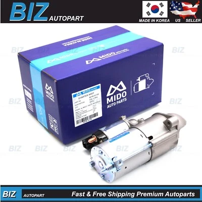 Starter Motor for 06-09 HYUNDAI 06-08 KIA 3.3L 3.8L 36100-3C130 36100-3CA00 - Image 1 of 4