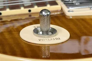 Gerändelte Kippschalter Knopf Spitze für US Gibson Gitarren - SAE 8-32 Gewinde - Nickel - Bild 1 von 3