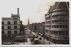 Países Bajos Rotterdam Van Oldenbarneveltstraat RPPC B254 - Imagen 1 de 2