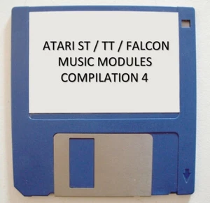 ATARI STE/ TT / FALCON Music Modules Compilation n°4 Soundtrack Protracker .MOD - Photo 1/2