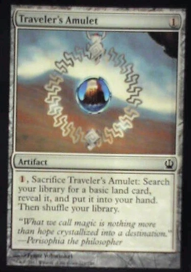 Traveler's Amulet - Theros: #221, Magic: The Gathering Nm R225 - Image 1 of 1