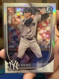 Ben Rice 2025 Bowman Chrome #85 Red Rookie RC Logo Refractor SP Redemption - Picture 1 of 2