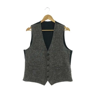 Lardini Wool Vest Men's 48 Damage Details・Previous Body: Fluff Item Details: b9 - Picture 1 of 6