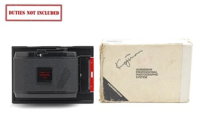 [MINT in Box] Horseman 10EXP 6x7 120 Film Back Holder Type 452 4x5 From JAPAN - Image 1 of 4
