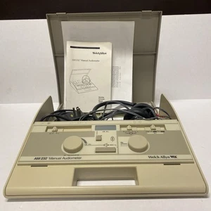 Genuine Welch Allyn AM-232 Manual Audiometer + Power Supply/Headphones/Manual - Picture 1 of 7