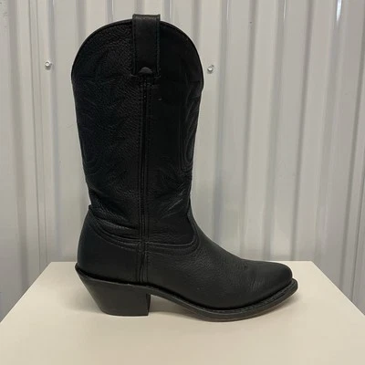 Женские ковбойские сапоги Durango из черной вышитой кожи с заостренным носком 6,5 М - Изображение 1 из 4