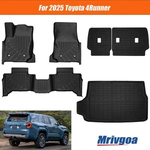 Juego de 6 protectores de asiento trasero revestimiento de piso de carga para Toyota 4Runner 2025 2026 - Imagen 1 de 8