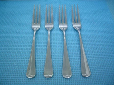 Retroneu JAMESTOWN Set of 4 Dinner Forks 7 1/2" Stainless 18/8 Korea - Image 1 of 3
