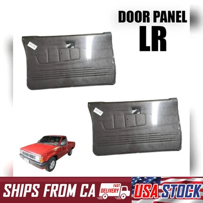 Door Panels Front Interior Grey Pair Fit Nissan Navara D21 TD BDI Pickup Ute - Image 1 of 4
