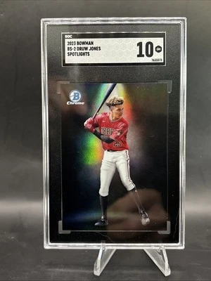 Druw Jones 2023 Bowman - Bowman Spotlights  #BS-2 (RC) SGC 10 GEM MINT - Image 1 of 2