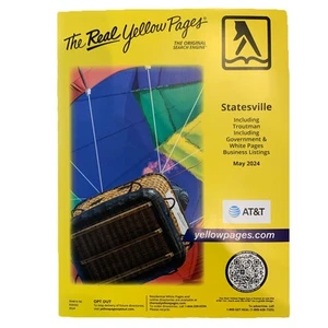 Yellow Pages Phone Book Telephone Directory Statesville and Troutman NC 2024 - Picture 1 of 3