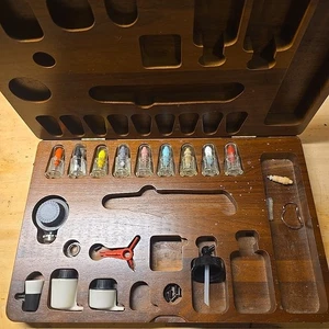 Aztek Profi Airbrush Teile Set mit Holzkoffer komplettes Düsenset!  - Bild 1 von 11
