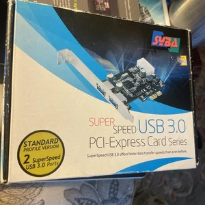 Syba SD-PEX20047 2 Port USB 3.0 PCI-e 2.0 x1 Card - Picture 1 of 3