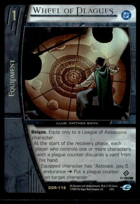 2004 U.D. VS System DC Origins 1st Edition Wheel of Plagues #DOR-119 Foil - Image 1 of 2