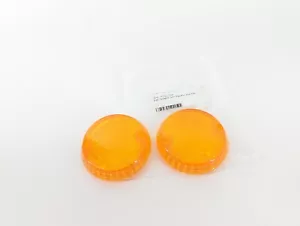 Kawasaki Yamaha Turn Signal Lens Amber 50R-0044 pair - Bild 1 von 5