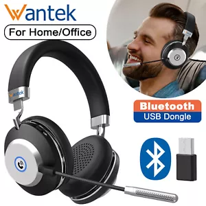Business Bluetooth Headset with Microphone USB Dongle Headphone for PC/Cellphone - Picture 1 of 9