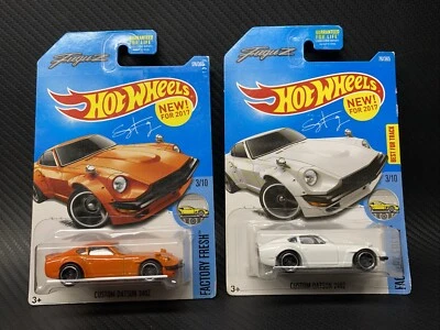 Hot Wheels Fuguz JDM Orange Datsun 240Z Plus versión blanca gratuita Greddy 1973 Foto 1 de 3