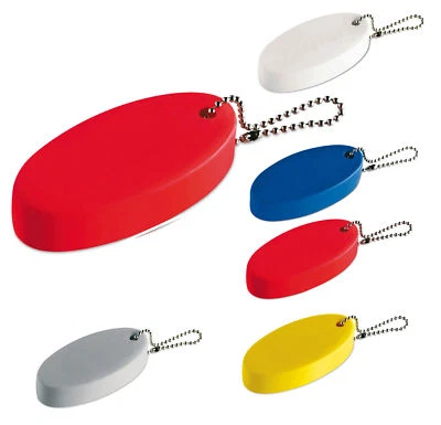 2 Floating Oval Keyrings Multi Colour Options 2.5x4x10cm/1x1.5x4" Keyring - Image 1 of 4