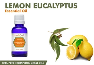 Lemon Eucalyptus Essential Oil 100% Pure Aromatherapy Oils Therapeutic Grade - Picture 1 of 3