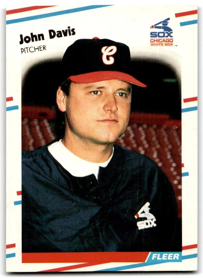 1988 Fleer Update John Davis Chicago White Sox #U-15 - Image 1 of 2