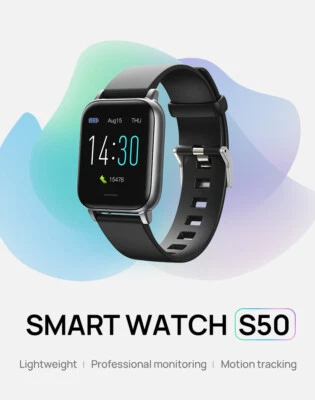 SMARTWATCH LCD BLUETOOTH MISURATORE DI PRESSIONE SATURIMETRO CALORIE FITNESS - Immagine 1 di 4