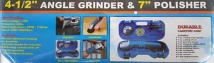 4-1/2" INCH Electric GRINDER and 7" POLISHER COMBO. with Case and accessories - Picture 1 of 1