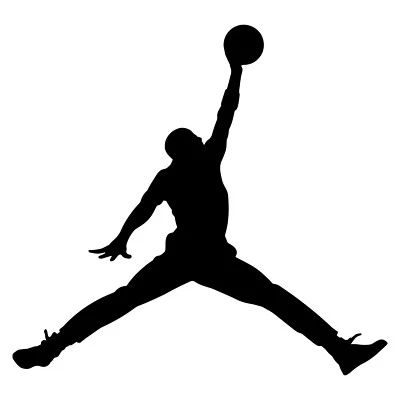 Air Jordan Jumpman Logo 3" Michael Jordans MJ 23 Die Cut Vinyl Decal Sticker 2x