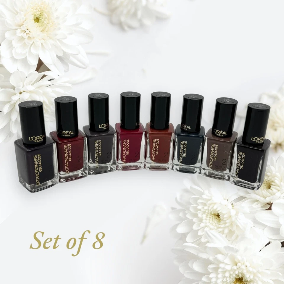 Esmalte de uñas L'Oréal Paris - Juego de 8 - Nuevo Foto 1 de 3