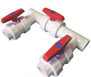1.5" Bypass Kit for Swimming Pool Heat Pumps (White) For all Installations