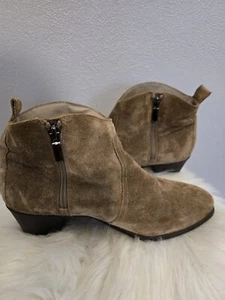 Munro Ankle Booties Tan Suede Womens Size 8.5  NWOB - Picture 1 of 8