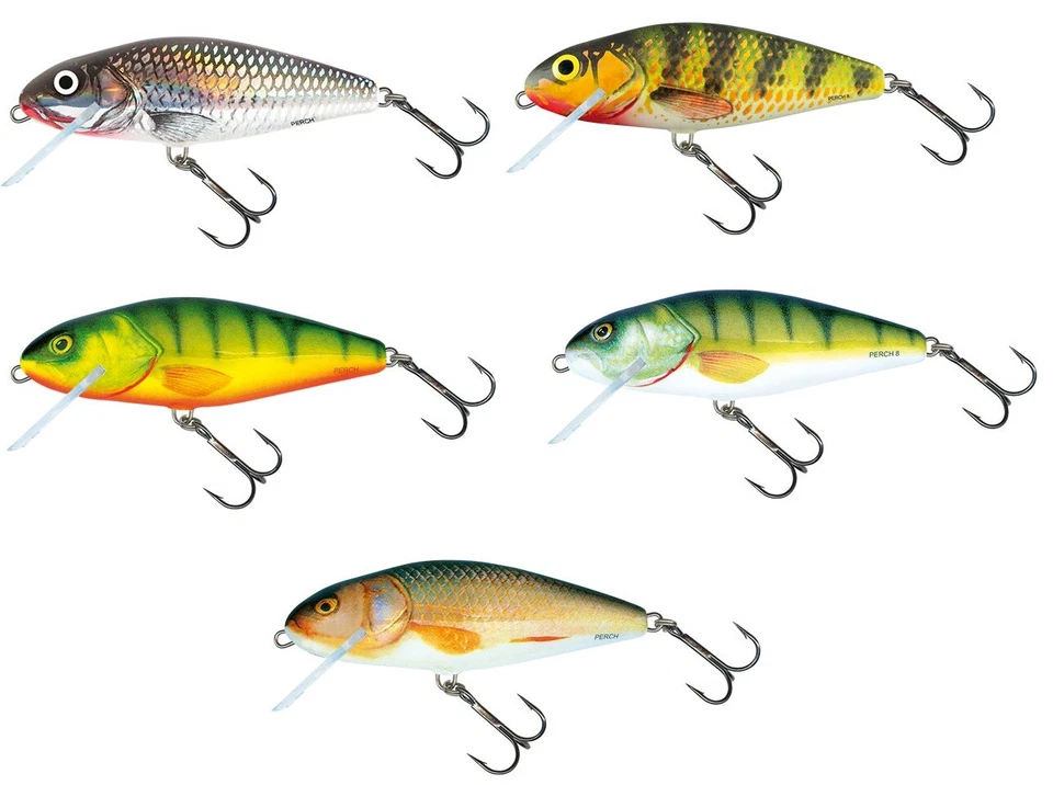 Salmo Perch Floating 12cm 36g Wobbler Kunstköder Raubfischköder Hechtköder - Bild 1 von 1