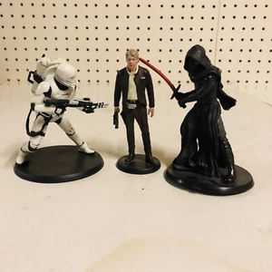 Figuras de acción Star Wars en soporte Disney Store Lote de 3 Vietnam Han Solo - Imagen 1 de 12
