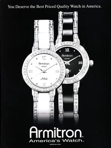 ARMITRON WATCH MAGAZINE promo ad #13 "NOT A WATCH" 2010 - Picture 1 of 2