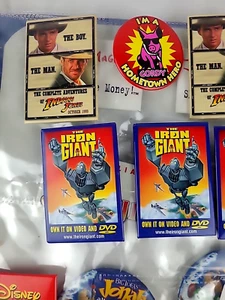 WERBUNG WERBE PINS BUTTON FILM PROMO PINS Menge 65 Disney und mehr - Bild 1 von 15