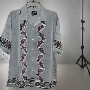 BC ETHIC LARGE MENS SHORT SLEEVE TIGER WITH BACK HIT MADE IN KOREA - Picture 1 of 6