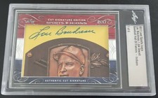 2017 Leaf Cut Signature Edition Sports Icons Lou Boudreau Joe Sewell 1/6 HOF