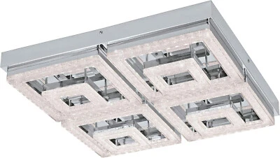 EGLO LED FRADELO Kristall stylische 8-flammige Deckenleuchte EEK:D (Spekt. A-G) - Bild 1 von 4