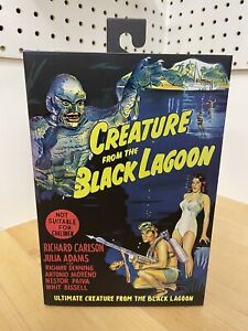 Universal Monsters Creature from The Black Lagoon Black & White NECA 7-inch