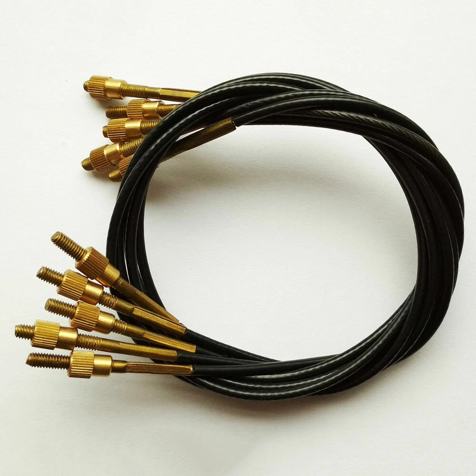 Bajo vertical 5X 1/8 contrabajo intestino trasero núcleo de acero cable línea final intestino Foto 1 de 2