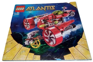 2009 Lego Atlantis Typhoon Turbo Sub Instruction Manual Only 8060 - Picture 1 of 2