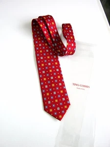 TINO COSMA NEW NEW 100% SILK SILK ORIGINAL GIFT IDEA MADE IN ITALY - Picture 1 of 6