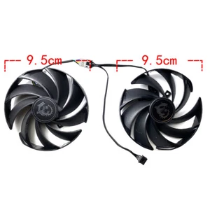 Ventilateur de refroidissement GPU de remplacement pour refroidisseur de carte graphique MSI RTX4060 4060ti GAMING - Photo 1/15