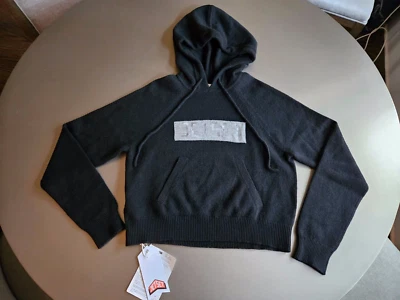 Suéter Jet Set Ski Cashmere; Capucha con Bolsillo Frontal; Talla XS; ¡Hecho en Italia! Foto 1 de 4