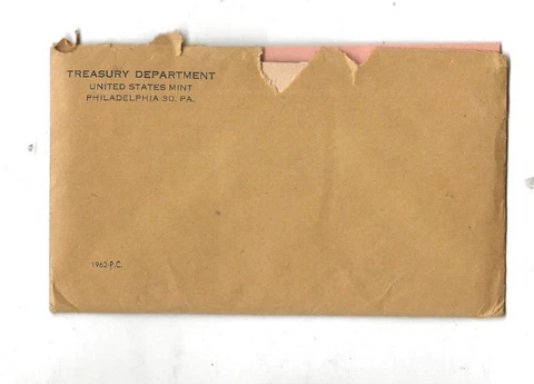 1962 5-piece proof set Cover